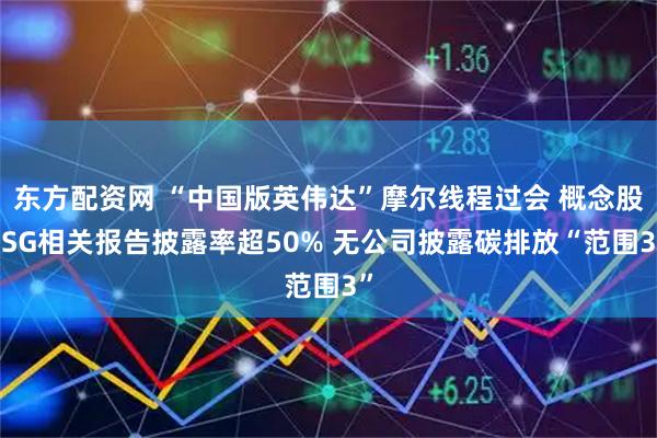 东方配资网 “中国版英伟达”摩尔线程过会 概念股ESG相关报告披露率超50% 无公司披露碳排放“范围3”